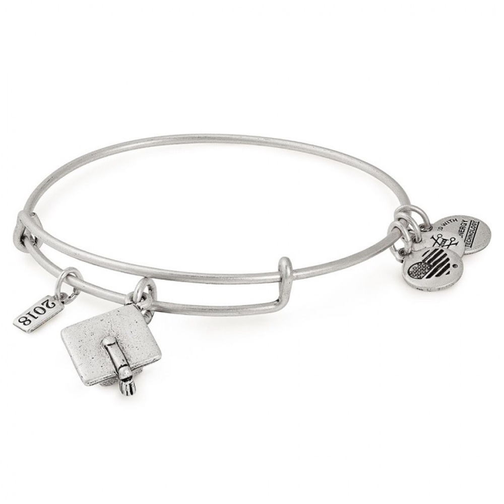 Alex and Ani Silver Graduation Bracelet